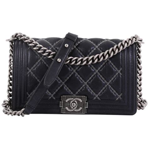 chanel boy quilted calfskin|CHANEL Calfskin Double Stitch Boy Clutch With Removable .